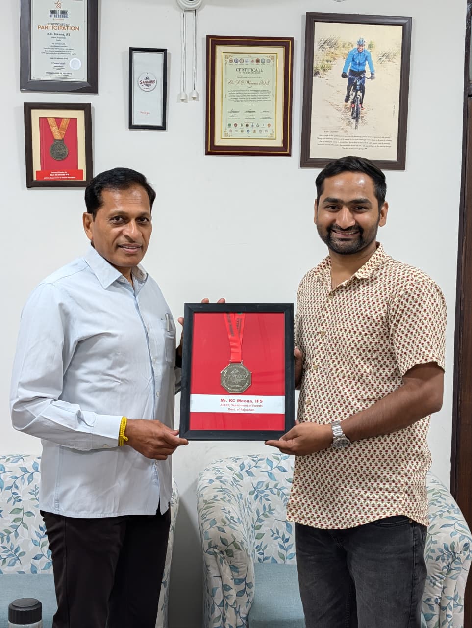 Appreciated by KC Meena IFS, DDG Forests